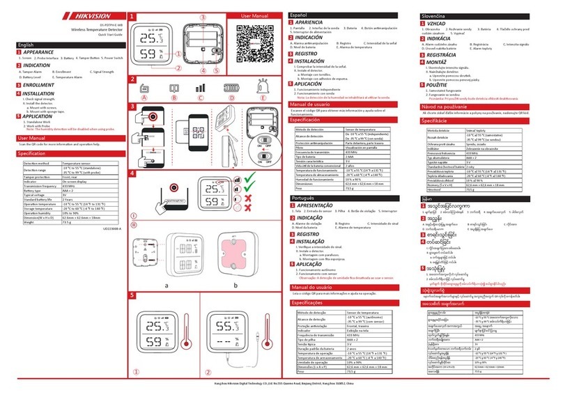 HIK VISION DS-PDTPH-E-WB quick start guide HIK VISION DS-PDTPH-E-WB quick start guide