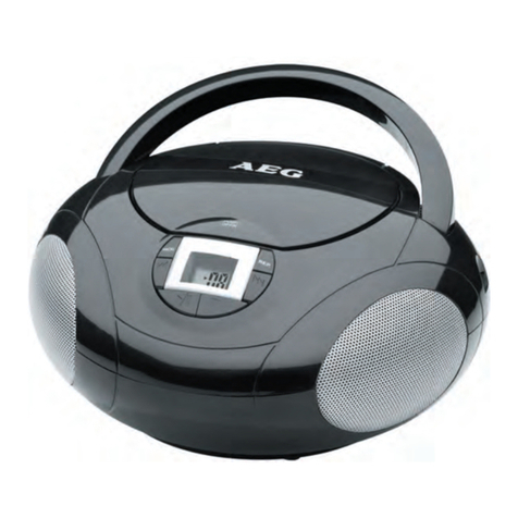 AEG SR 4345 CD User manual AEG SR 4345 CD User manual