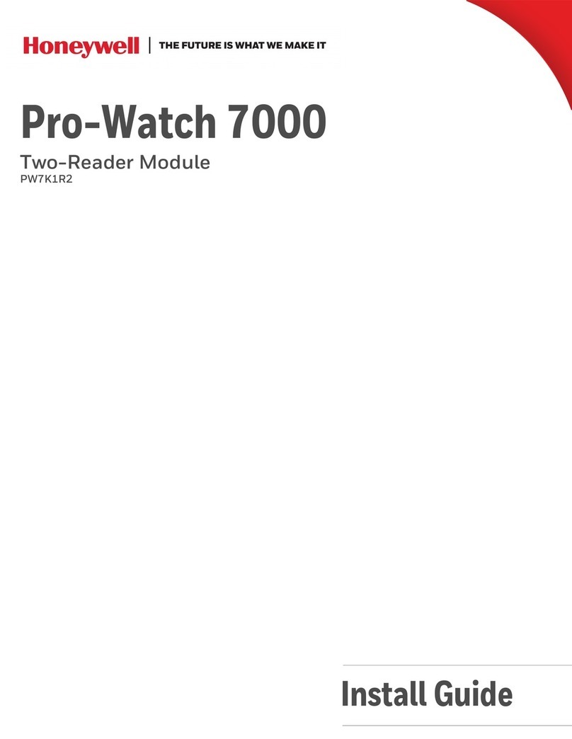 Honeywell Pro-Watch 7000 User manual