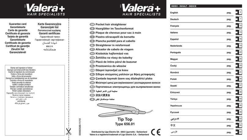 VALERA Tip Top 656.01 User manual