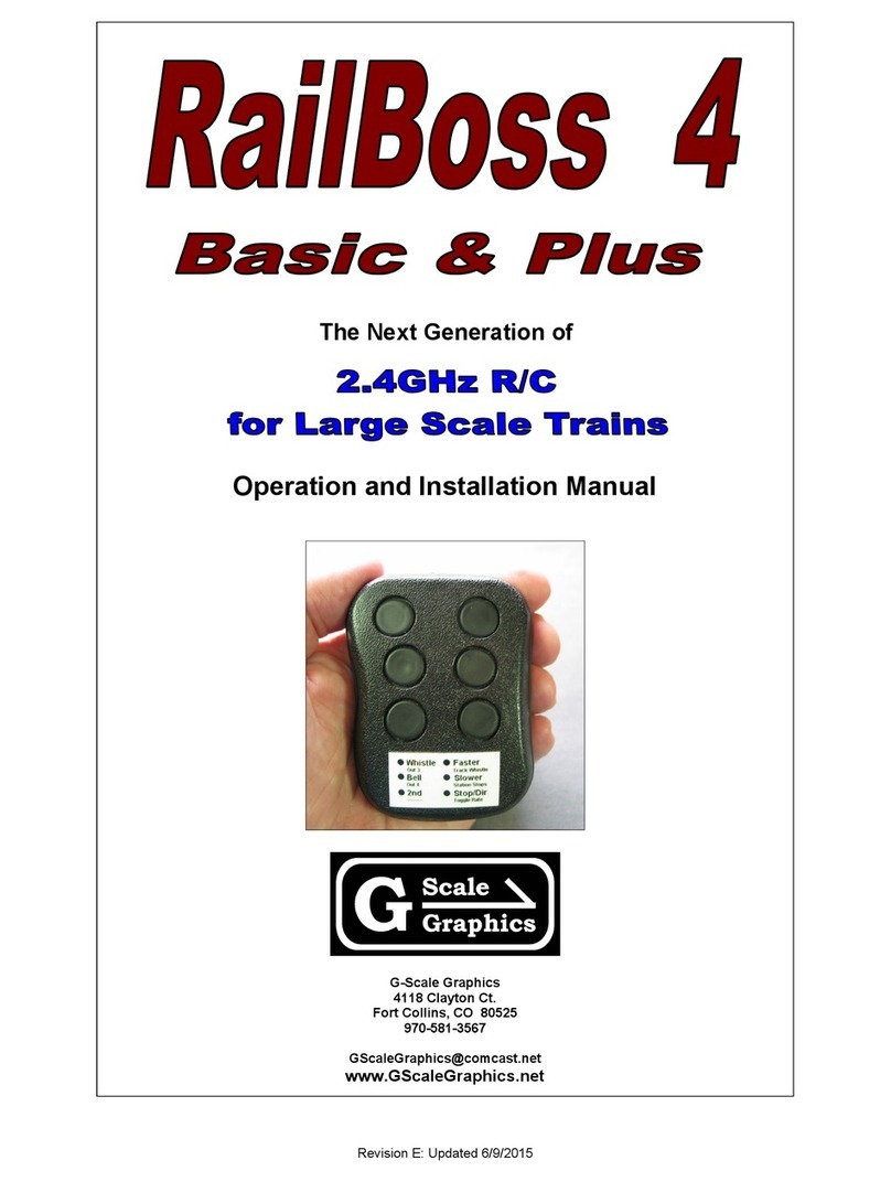 G-Scale Graphics RailBoss 4 Basic Specification sheet