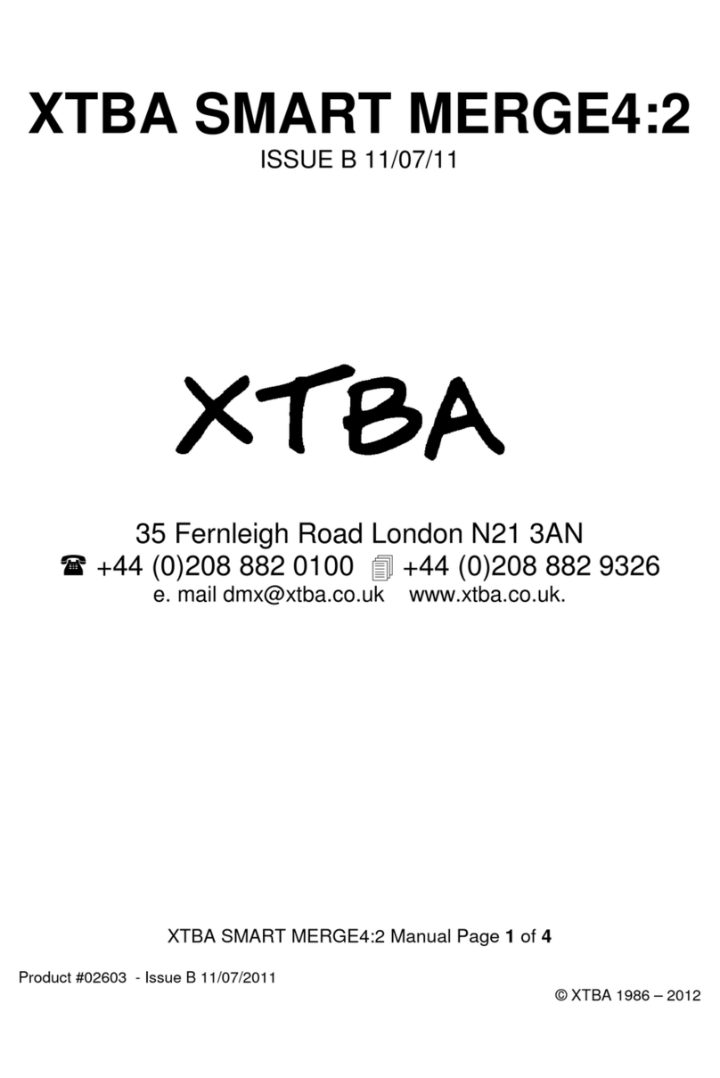 XTBA SMART MERGE4:2 manual