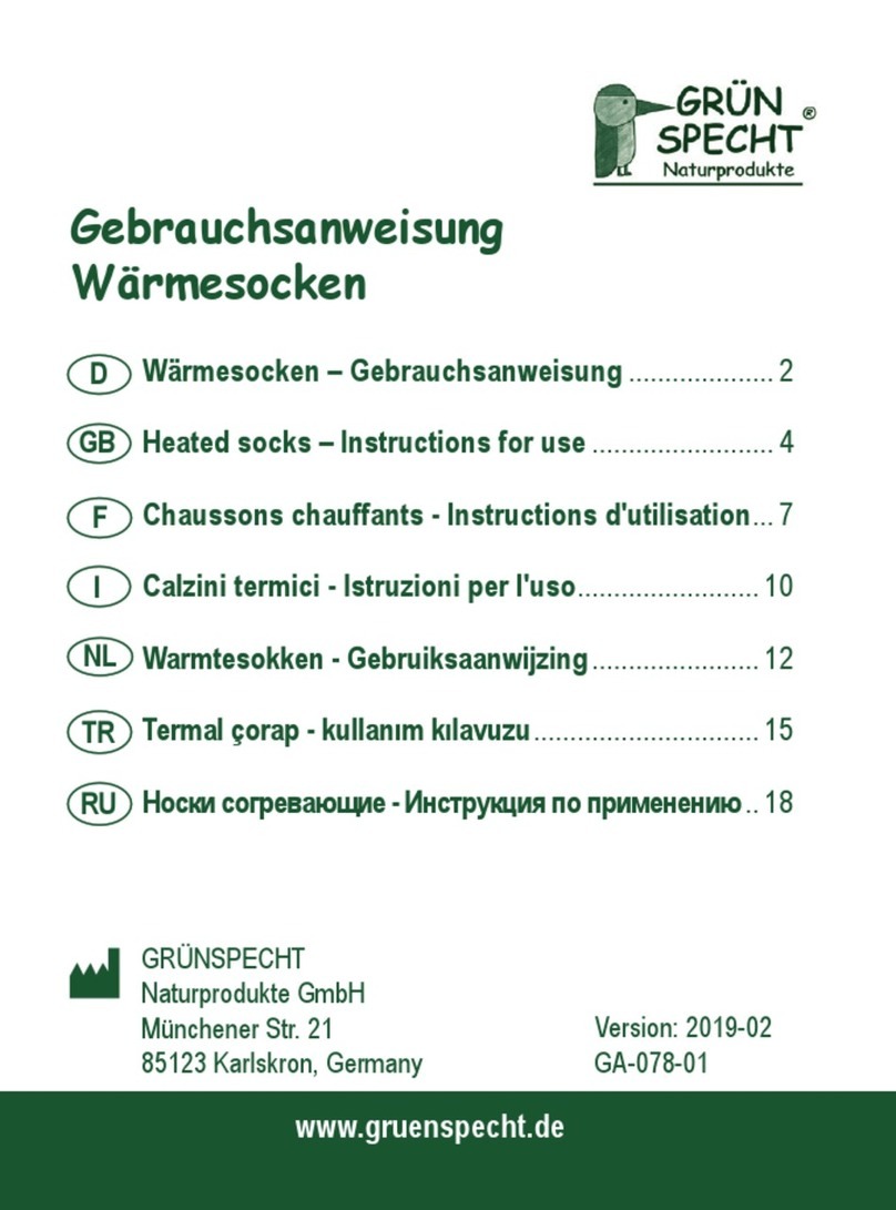 GRÜNSPECHT 137-00 User manual