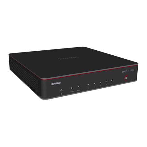 Biamp Devio SCX 400 Installation & operation guide