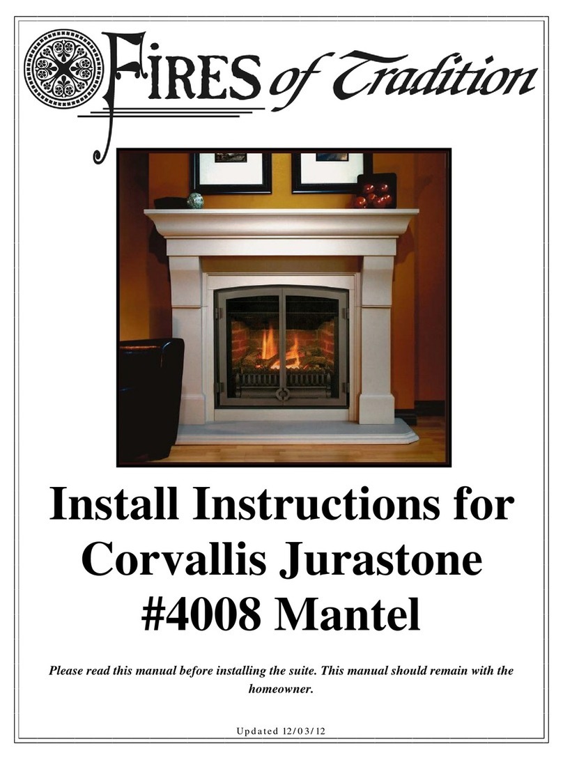 Fires of Tradition Corvallis Jurastone 4008 Install instructions