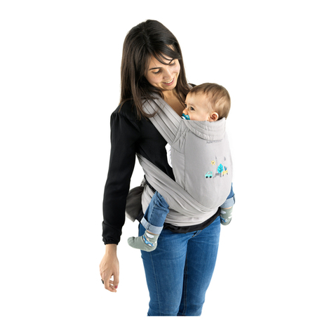 Aubert concept Porte enfant souple Instructions for use