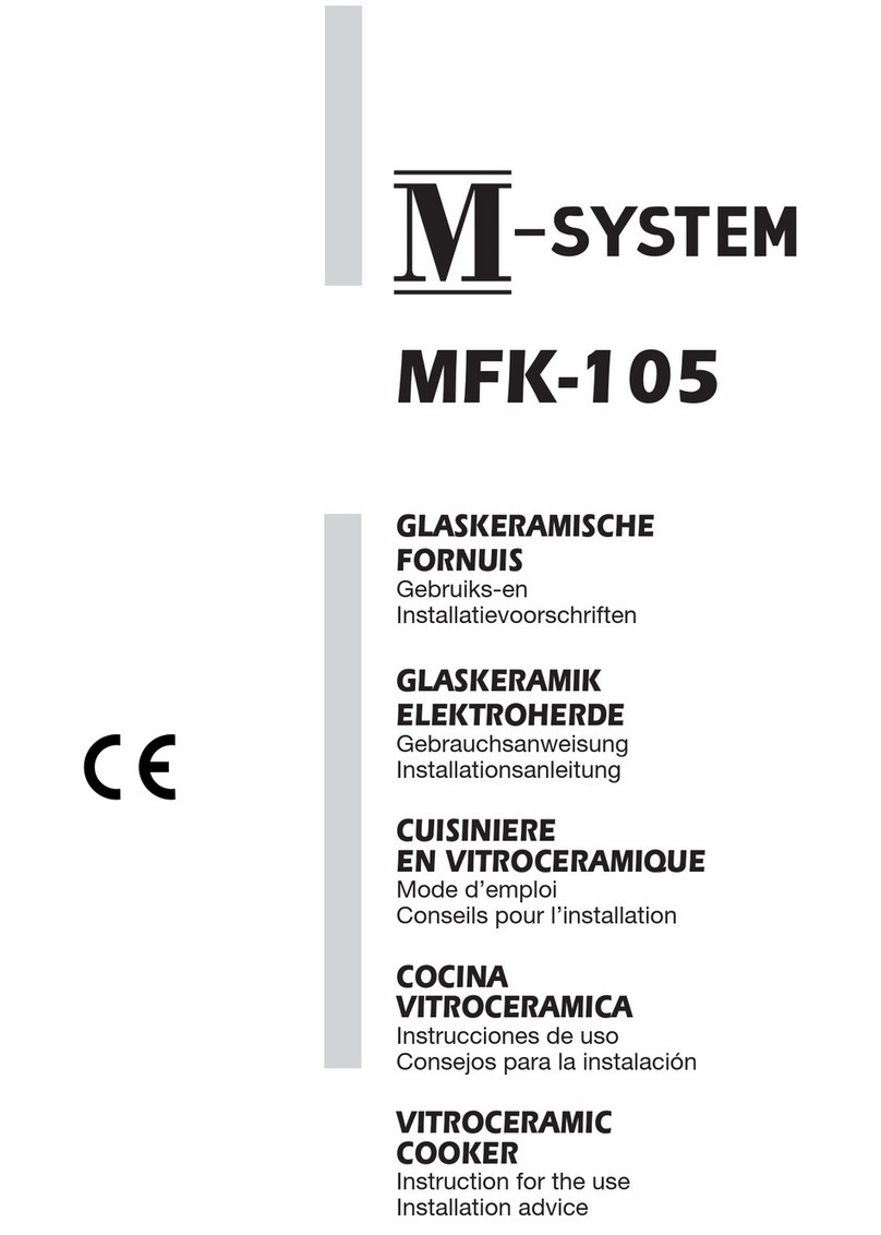 M-system MFK-105 Installation and operating instructions