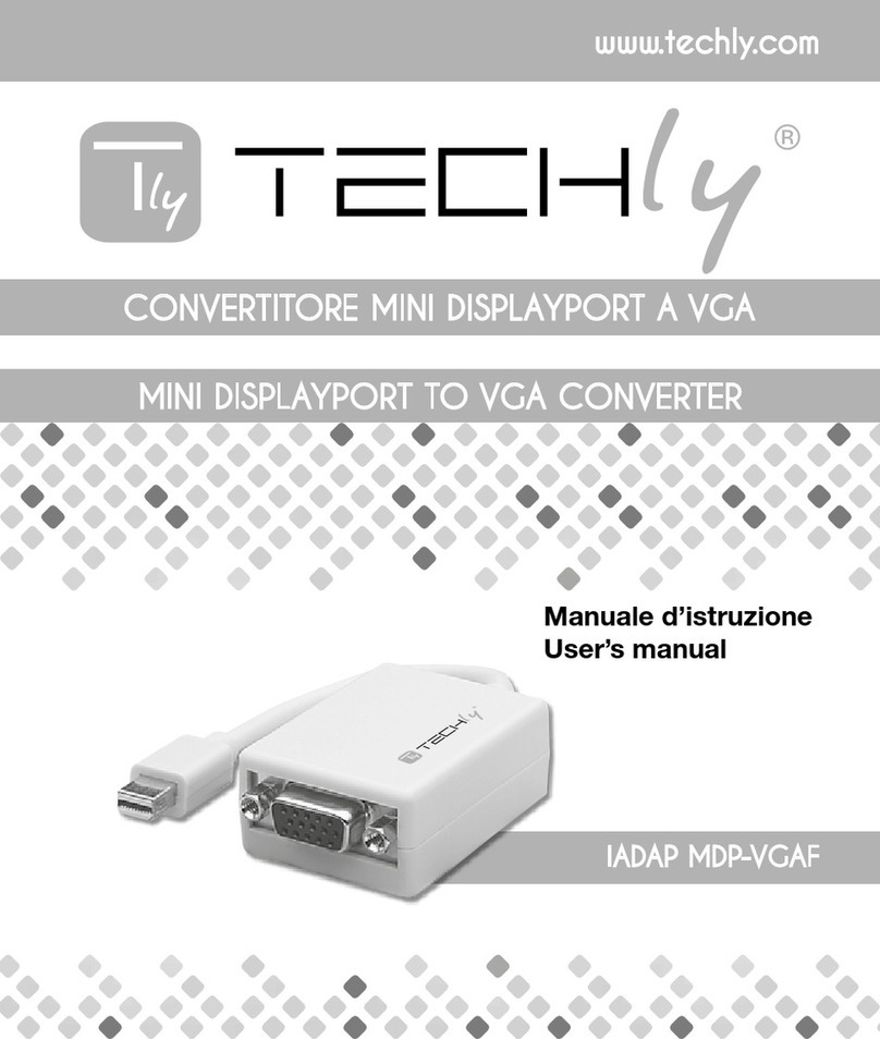Techly IADAP MDP-VGAF user manual