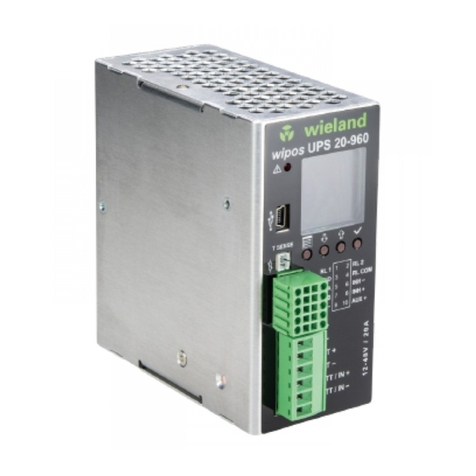 Wieland Wipos UPS 20-960 user manual