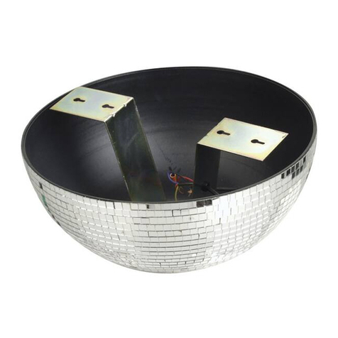 Show Tec Halfmirrorball manual