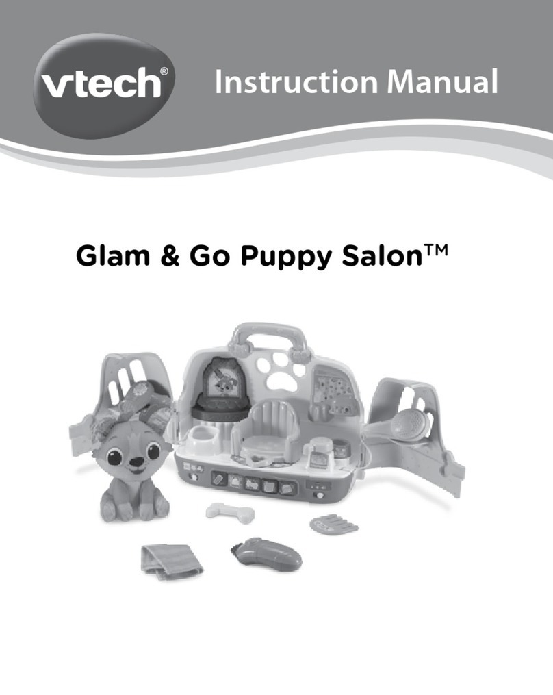 V-tech Glam & Go Puppy Salon 5417 User manual