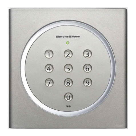 Simons Voss Technologies PinCode keypad quick guide
