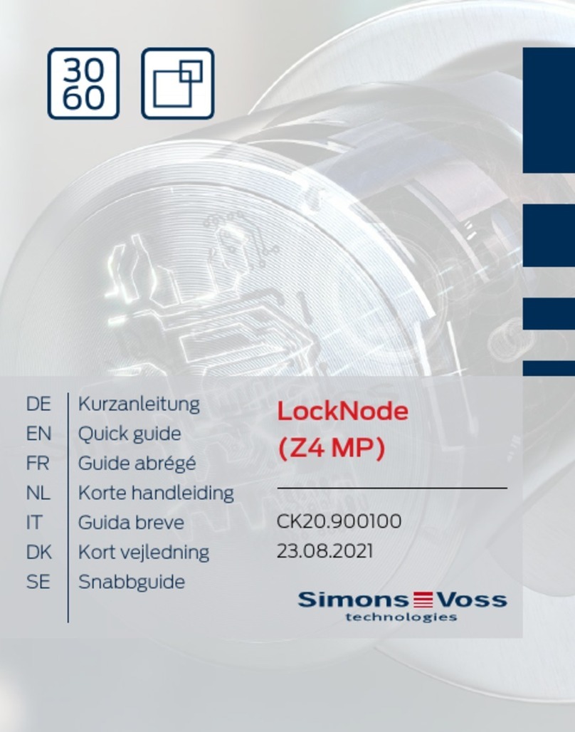 Simons Voss Technologies LockNode MP Z4 quick guide