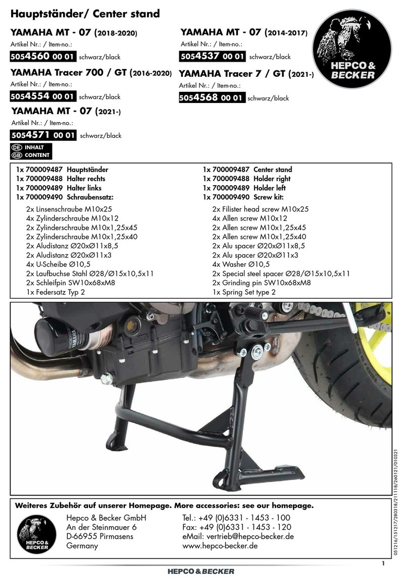 hepco & becker 5054560 00 01 User manual