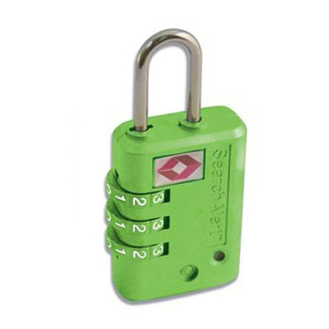 PacSafe prosafe 900 instructions