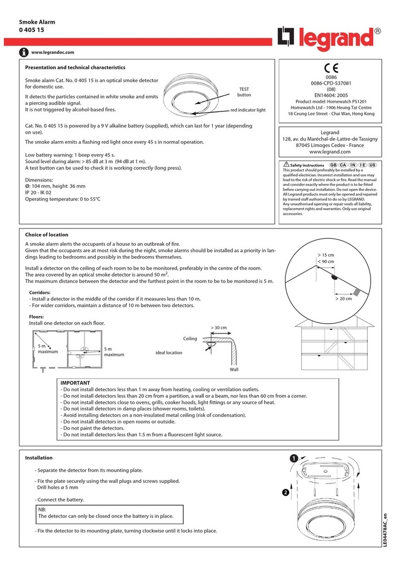 LEGRAND 0 405 15 quick start guide