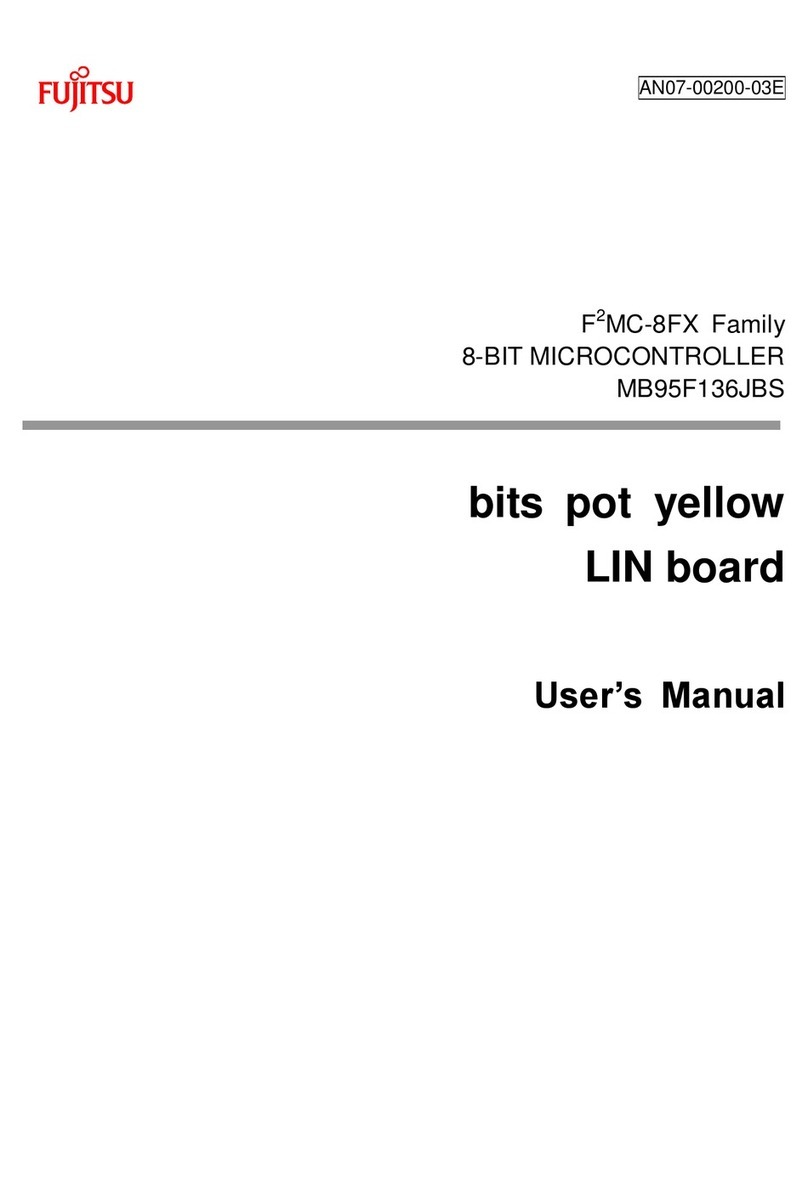 Fujitsu F2MC-8FX Series User manual