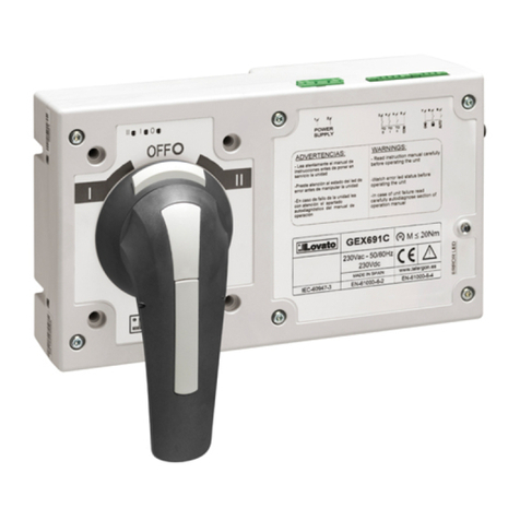Lovato GEX69 C Series User manual