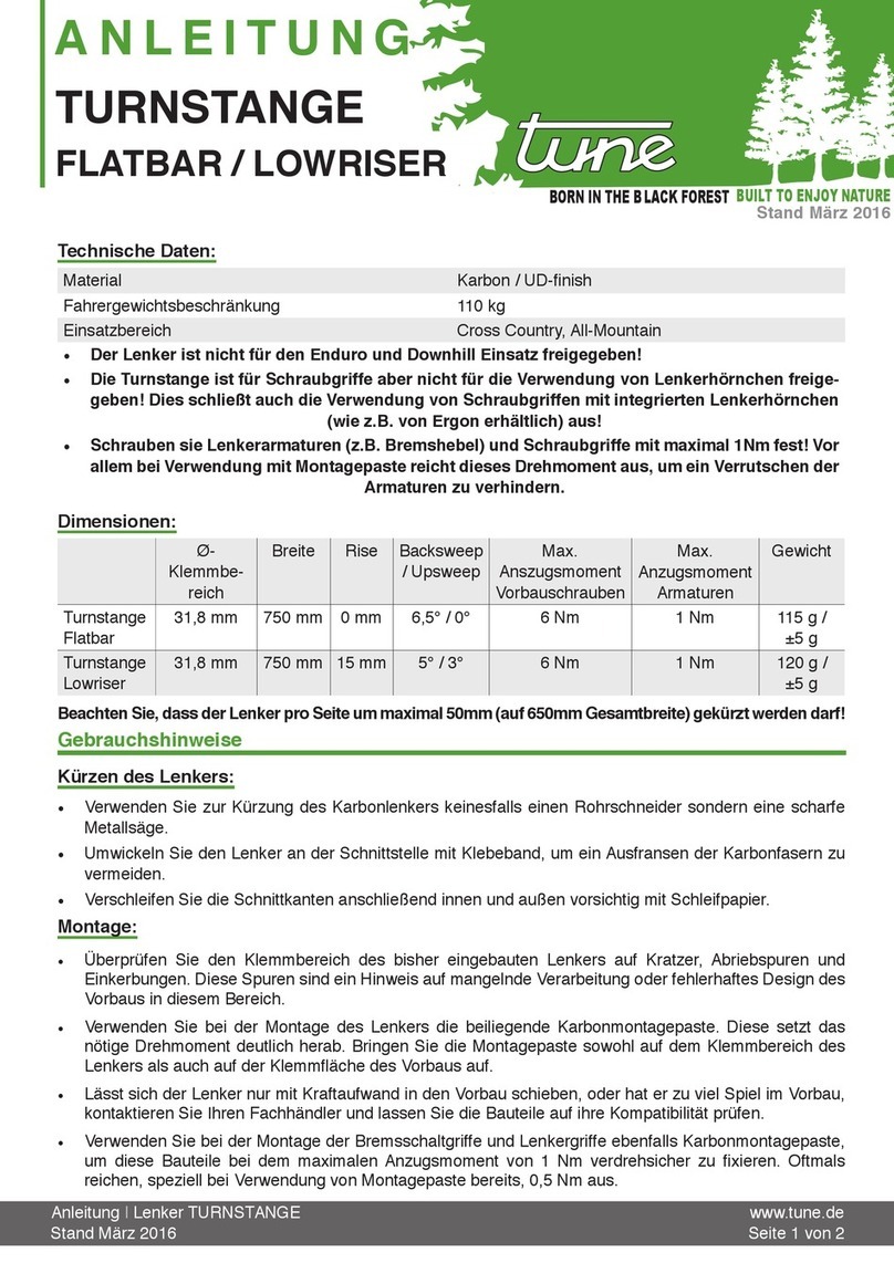 Tune TURNSTANGE manual