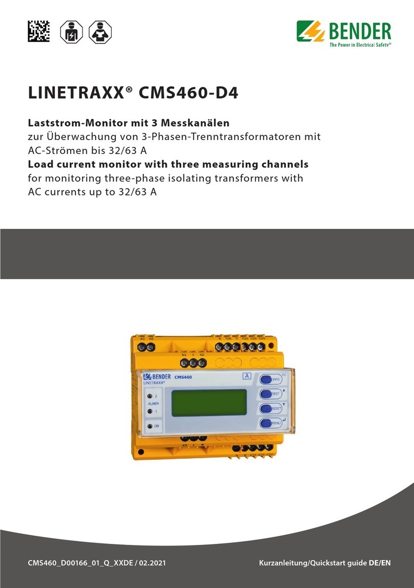 Bender LINETRAXX CMS460-D4 User manual