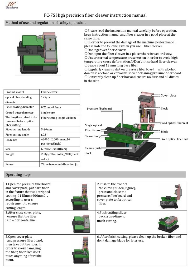 Baudcom FC-7S instruction manual