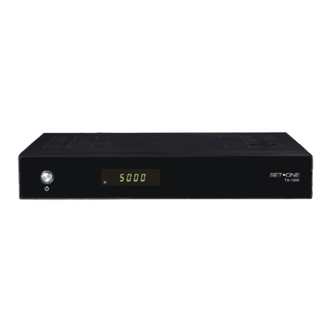 SetOne TX-1200 user manual