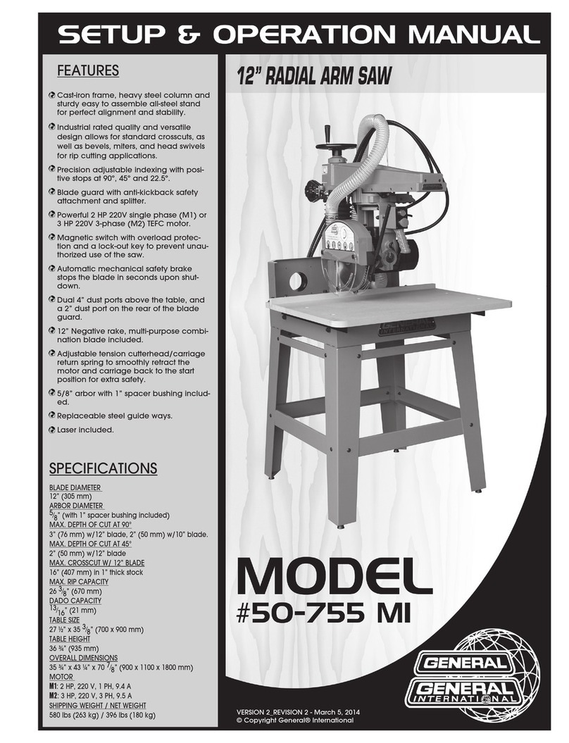 General 50-755 MI Setup and operation manual