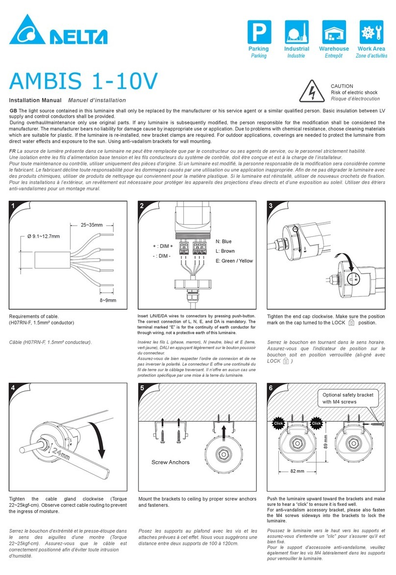 Delta AMBIS 1-10V installation manual