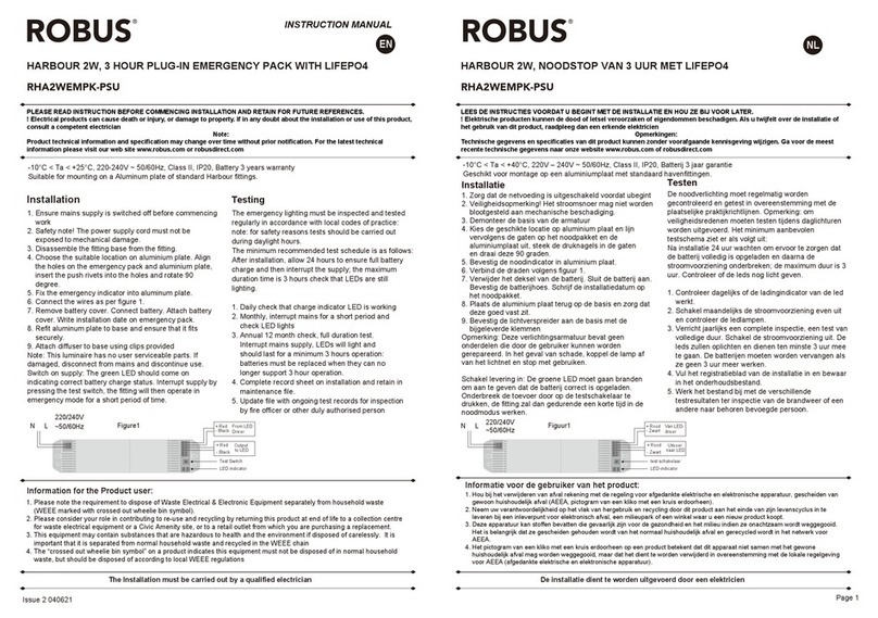 Robus RHA2WEMPK-PSU User manual