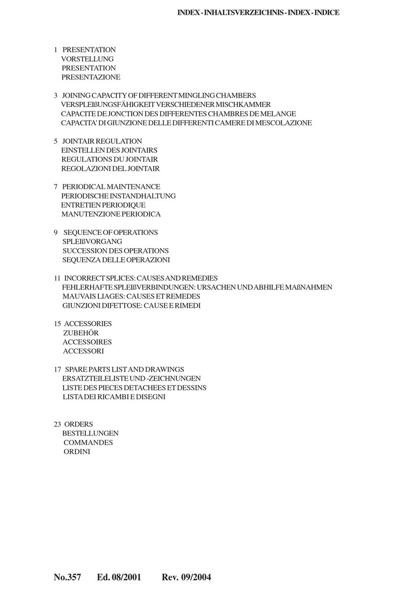 Mesdan JOINTAIR 115 manual