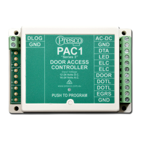 PRESCO 3 Series installation manual