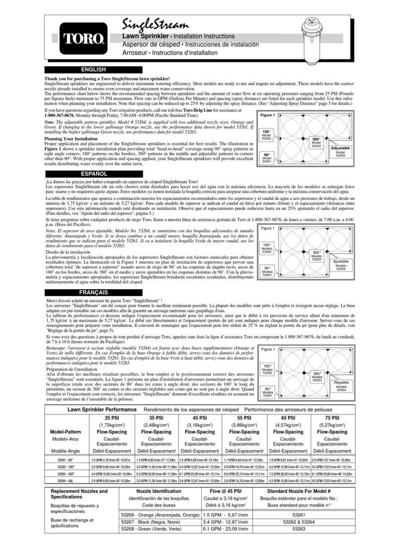 Toro SingleStream 53261 User manual