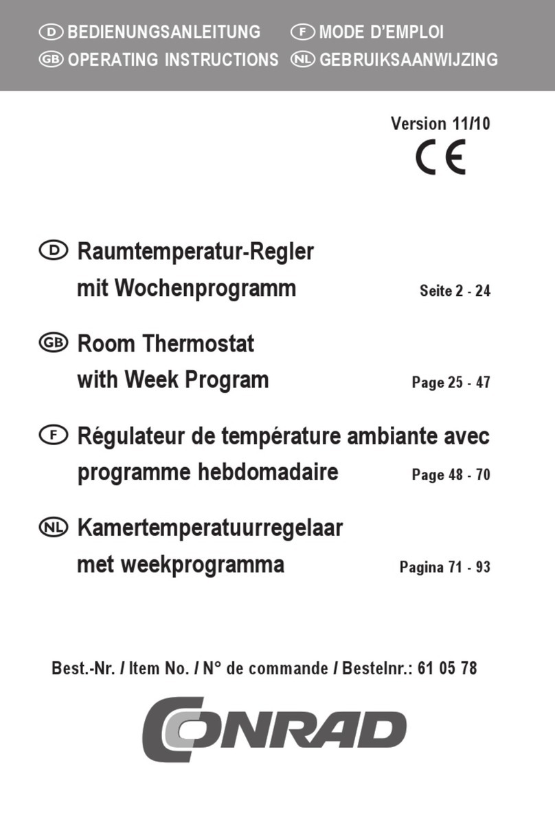 Conrad 61 05 78 operating instructions