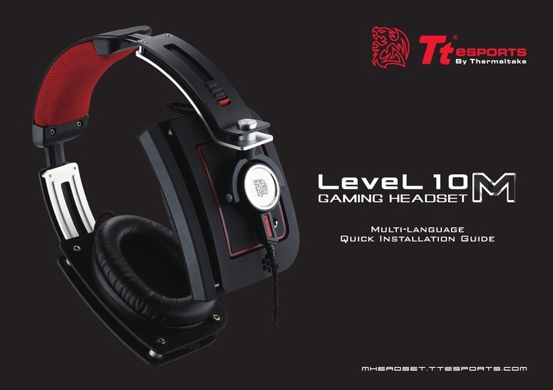 Ttesports Level 10M Quick installation guide