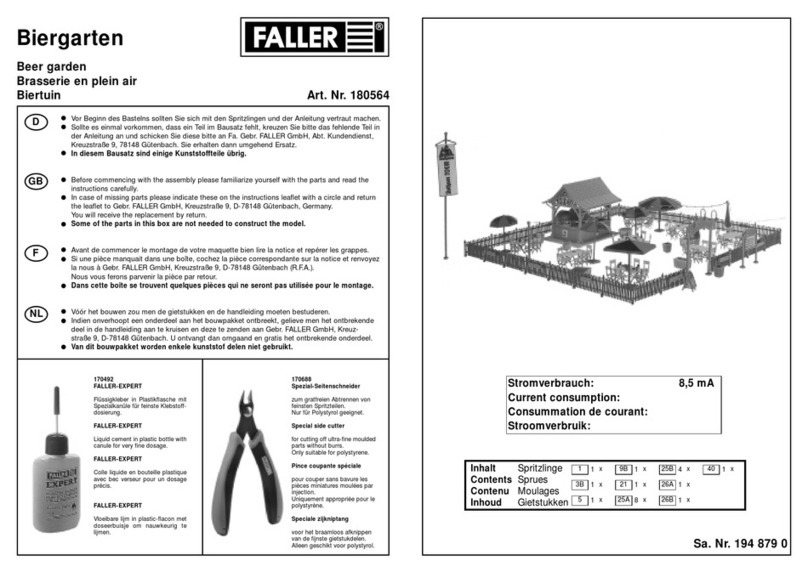 Faller 180564 User manual