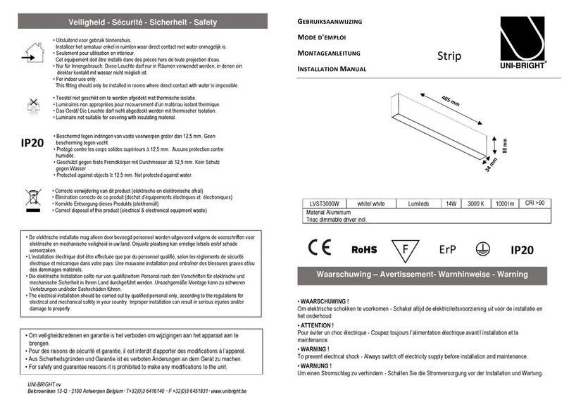 Unibright LVST3000W User manual