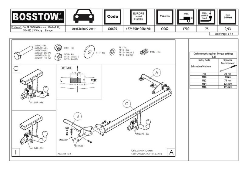 BOSSTOW O0625 quick start guide