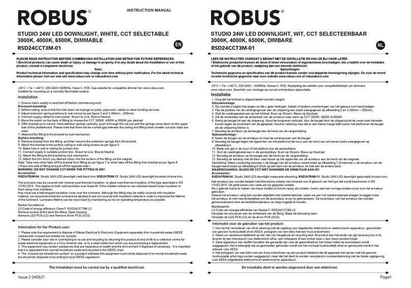 Robus RSD24CCT3M-01 instruction manual