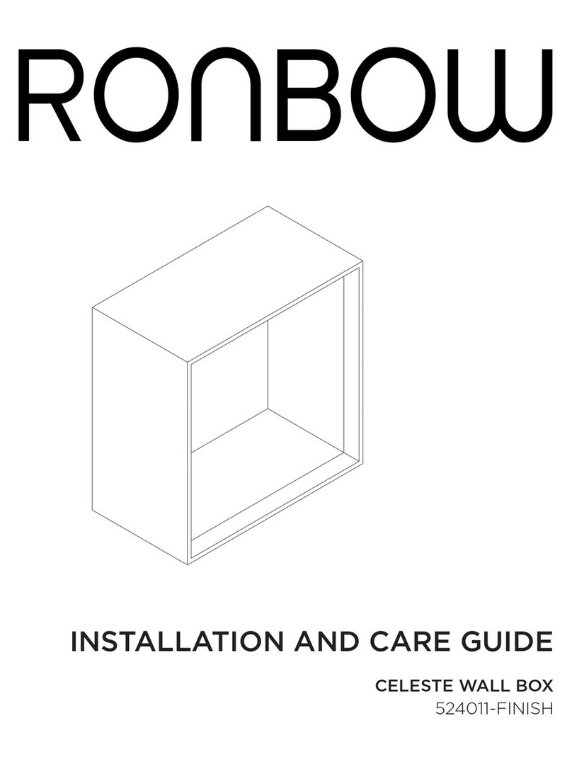 Ronbow CELESTE 524011-FINISH Assembly instructions Ronbow CELESTE 524011-FINISH Assembly instructions