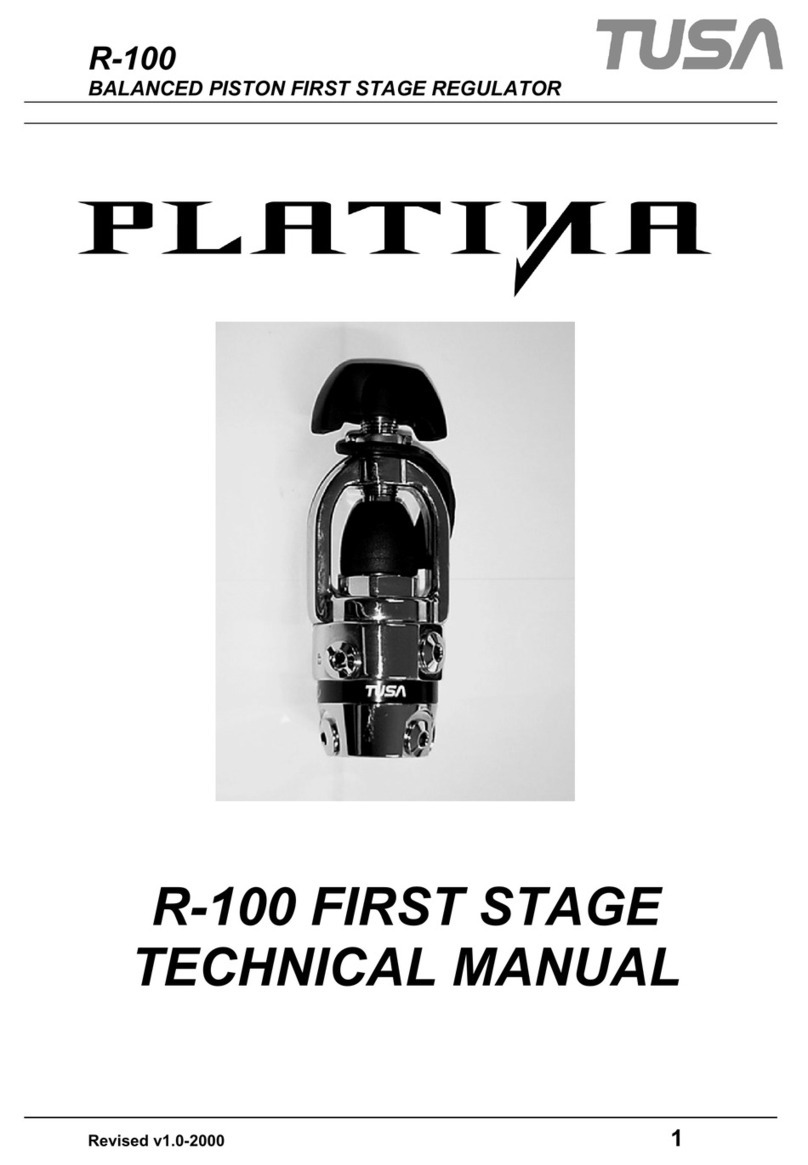 Tusa PLATINA R-100 User manual