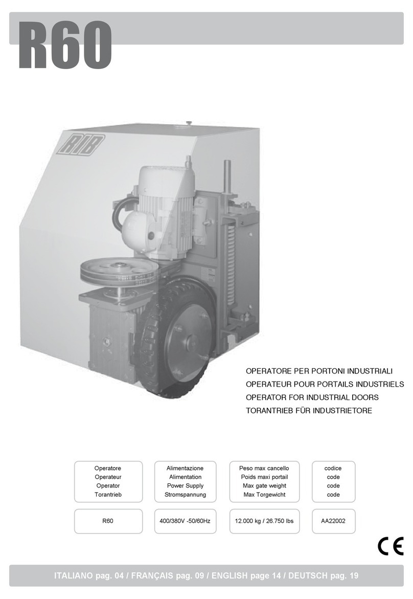 RIB R60 User manual