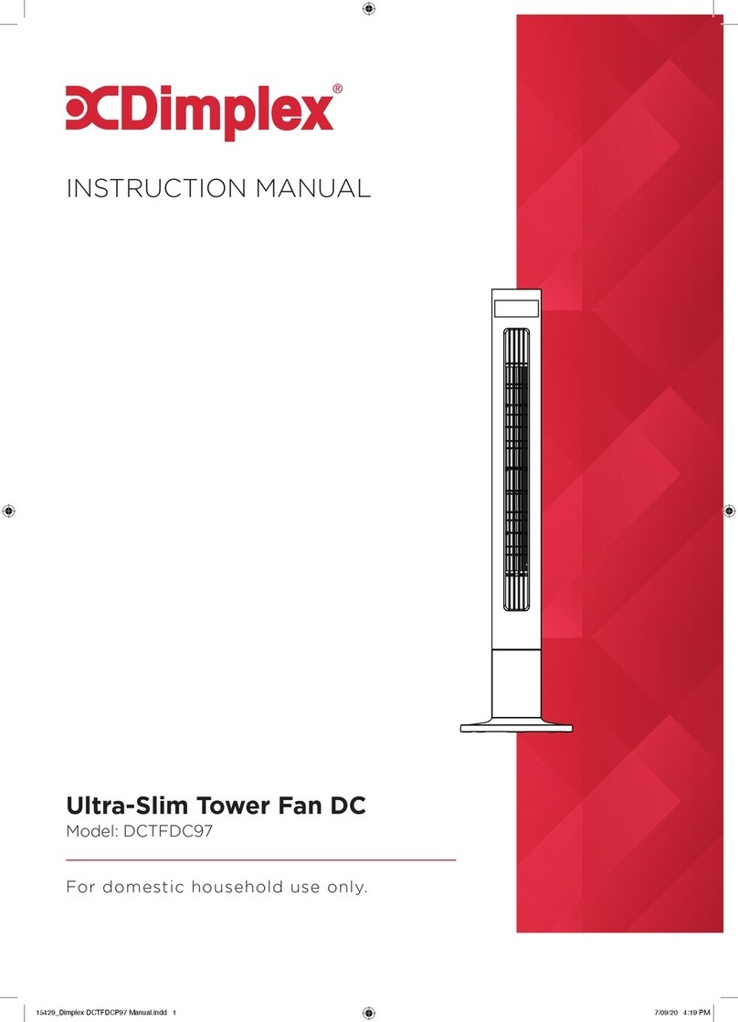 Dimplex DCTFDC97 User manual