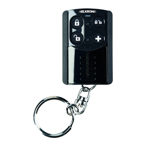 Elkron RC600 Installation, programming and functions manual