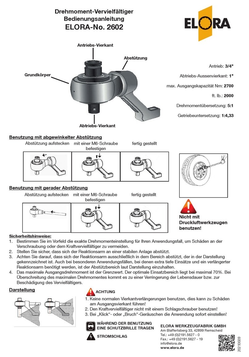ELORA 2602 instruction manual