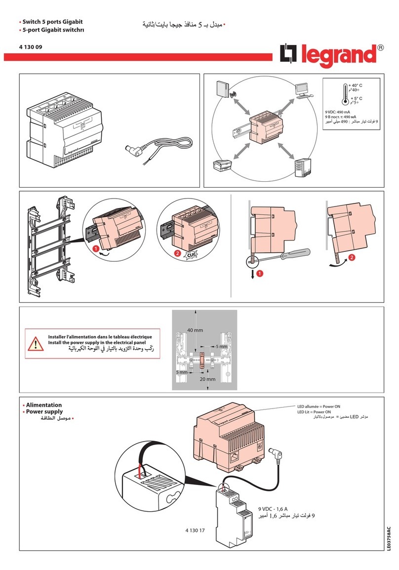 LEGRAND 4 130 09 User manual