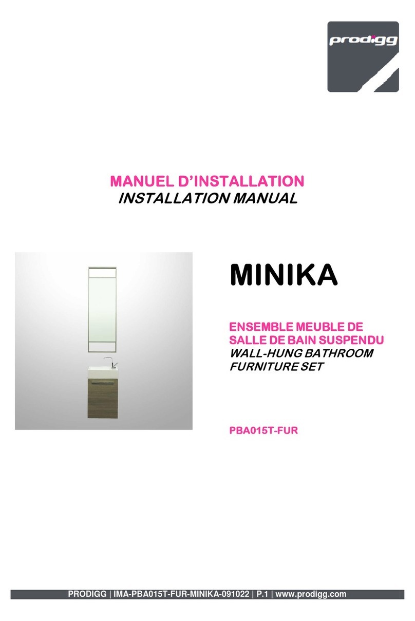 Prodigg MINIKA PBA015T-FUR installation manual