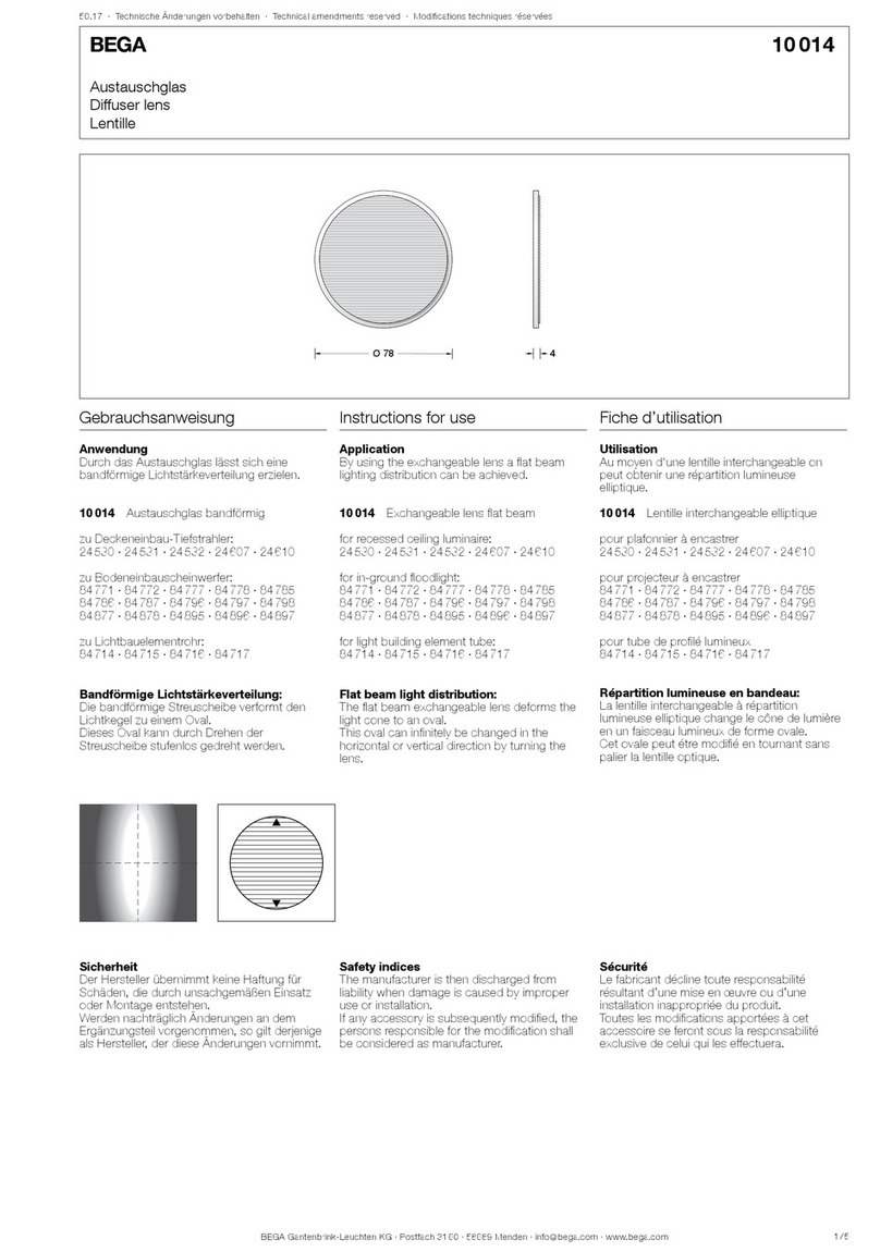 BEGA 10 014 User manual