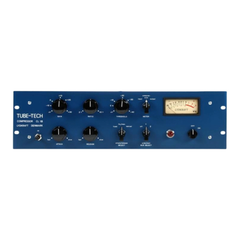 TUBE-TECH CL 1B owner's manual TUBE-TECH CL 1B owner's manual