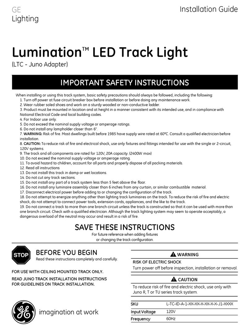 GE Lumination L-TC-ID-A-1 J1 Series installation guide