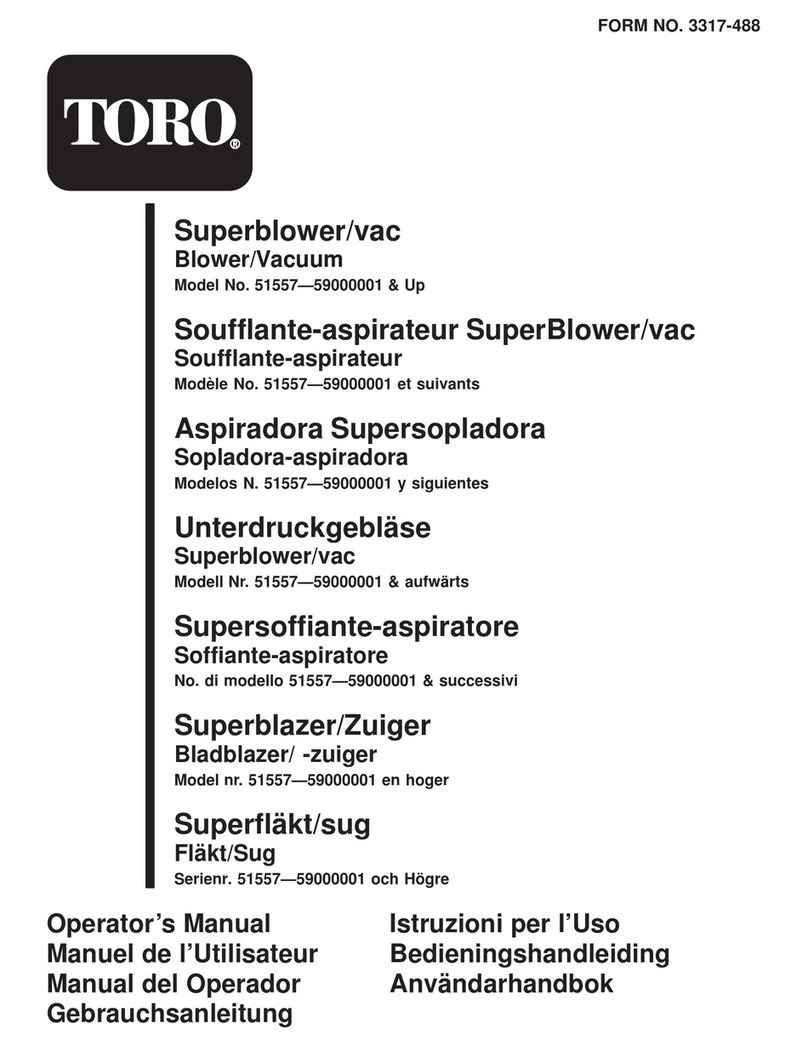 Toro 51557 Operator's manual